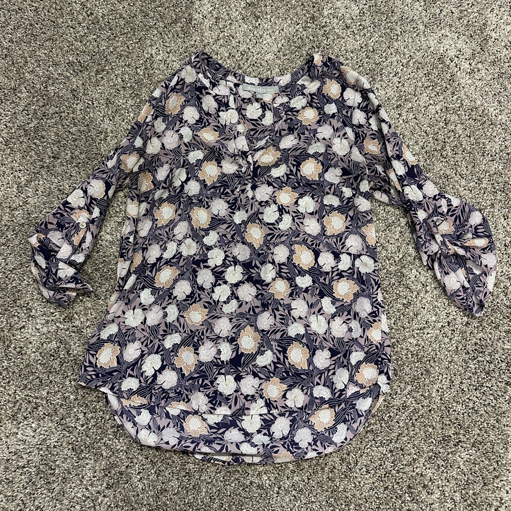 Purple floral top